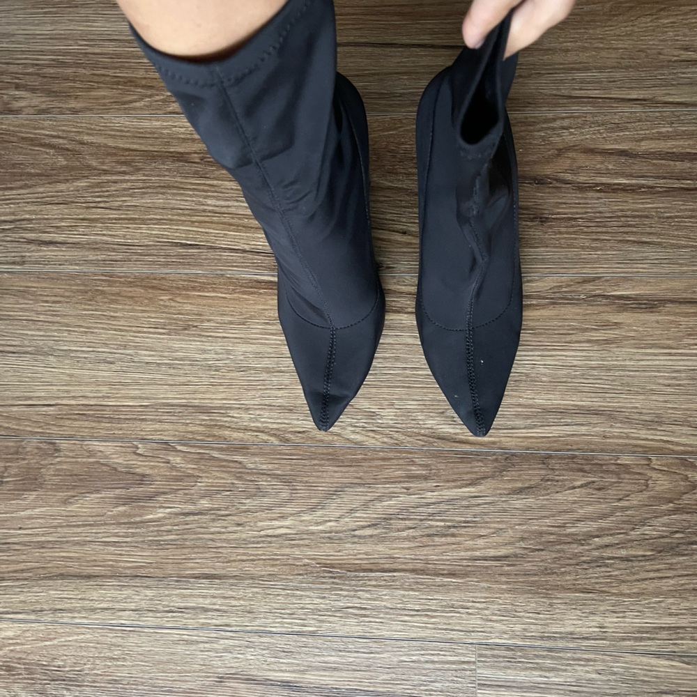 Black Pointy Toe Boot - image 1